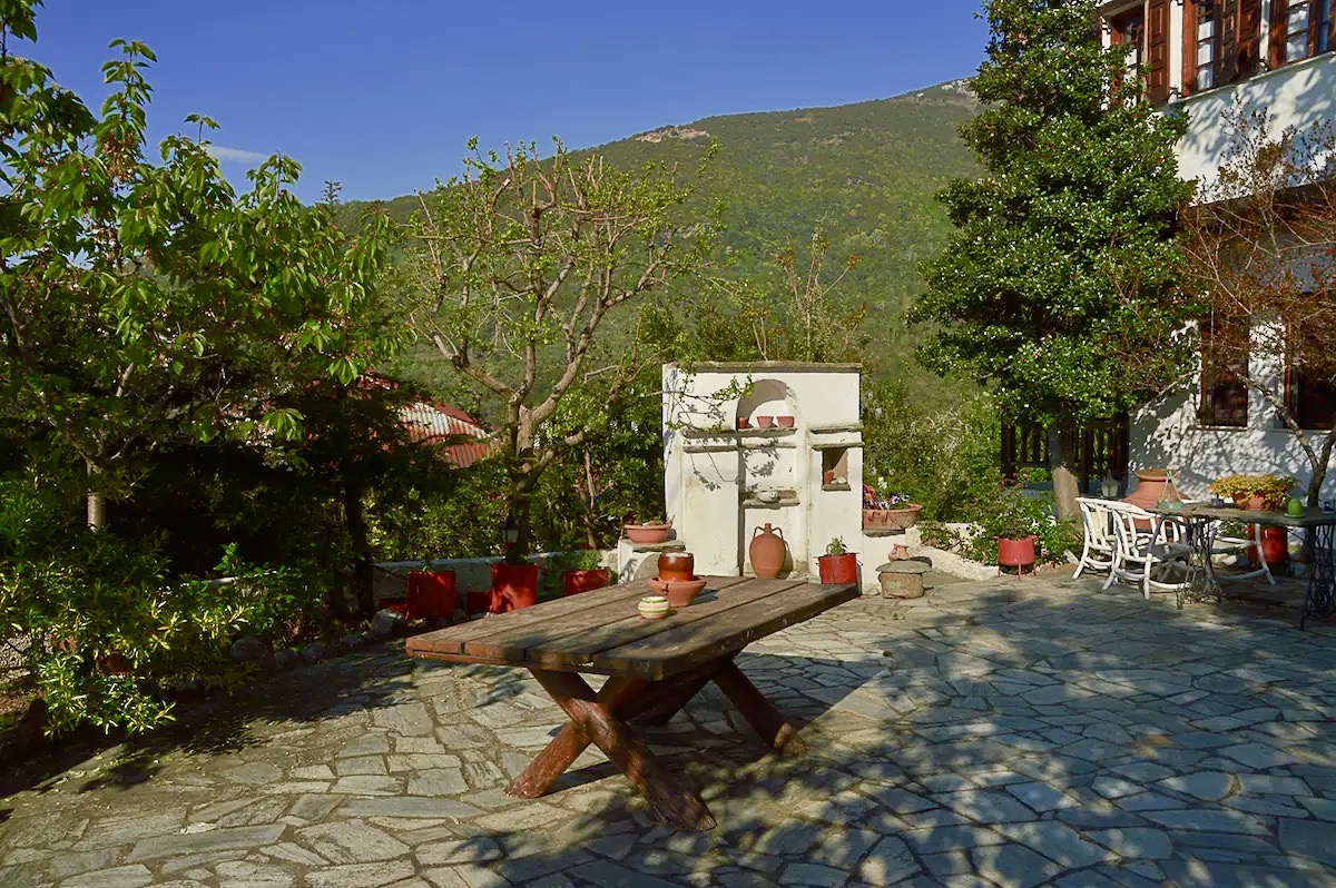 Huis te koop in bergdorp Drakia Pilion Griekenland