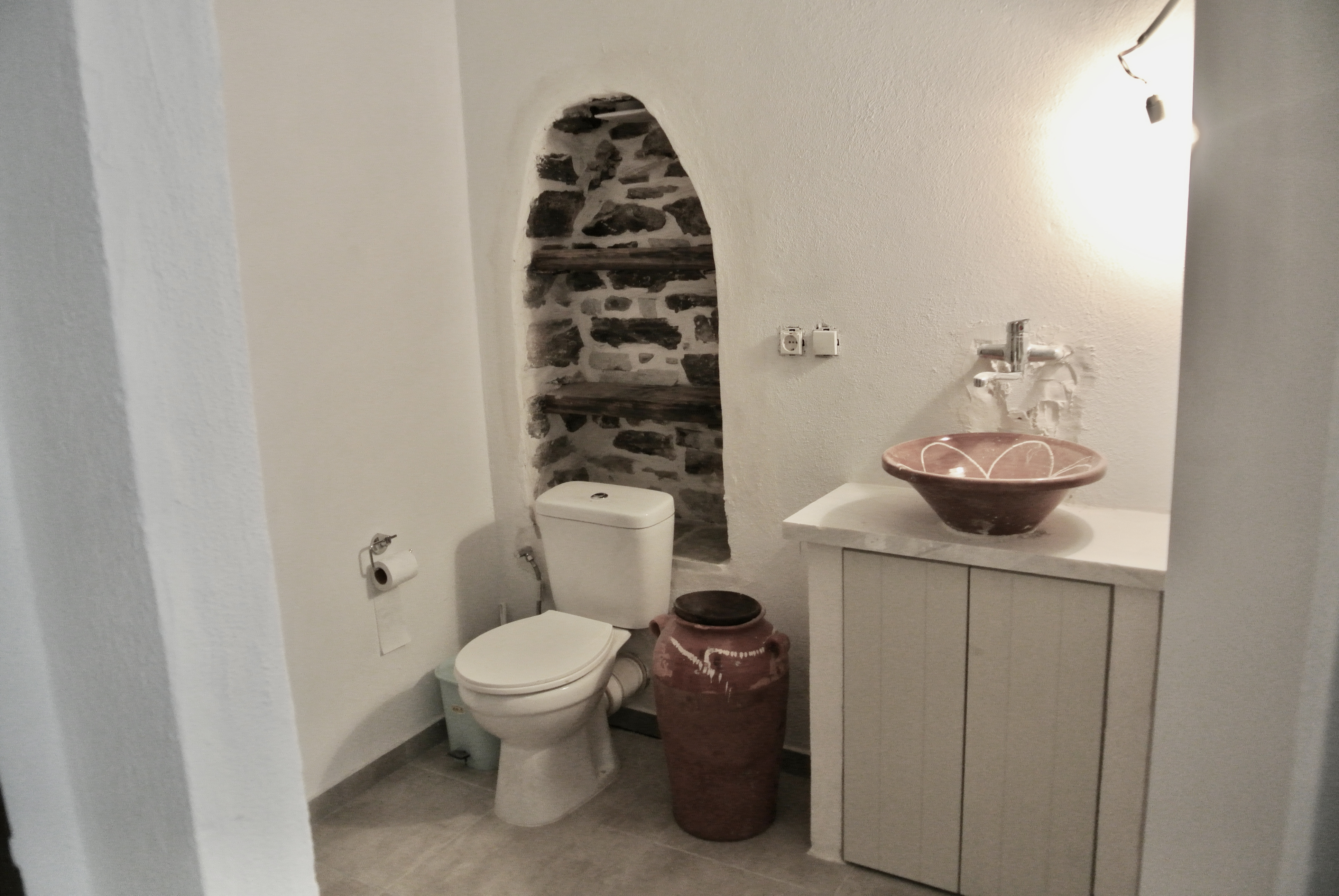 Huis te huur Chorto toilet beneden Pilion Griekenland