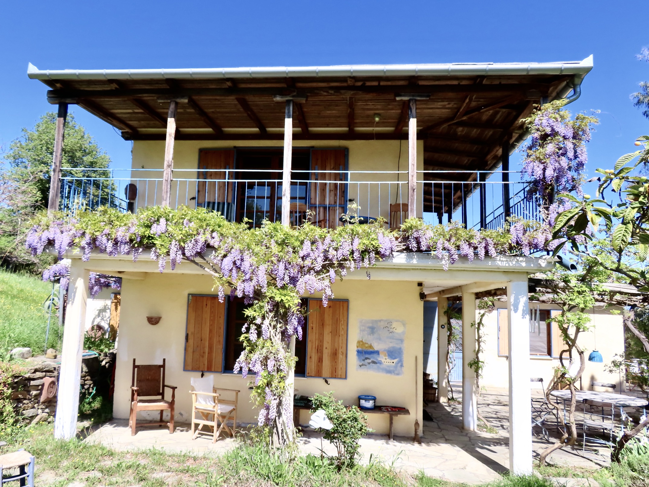 Idyllisch huis te koop op een rustige plek nabij Argalasti in Pilion.