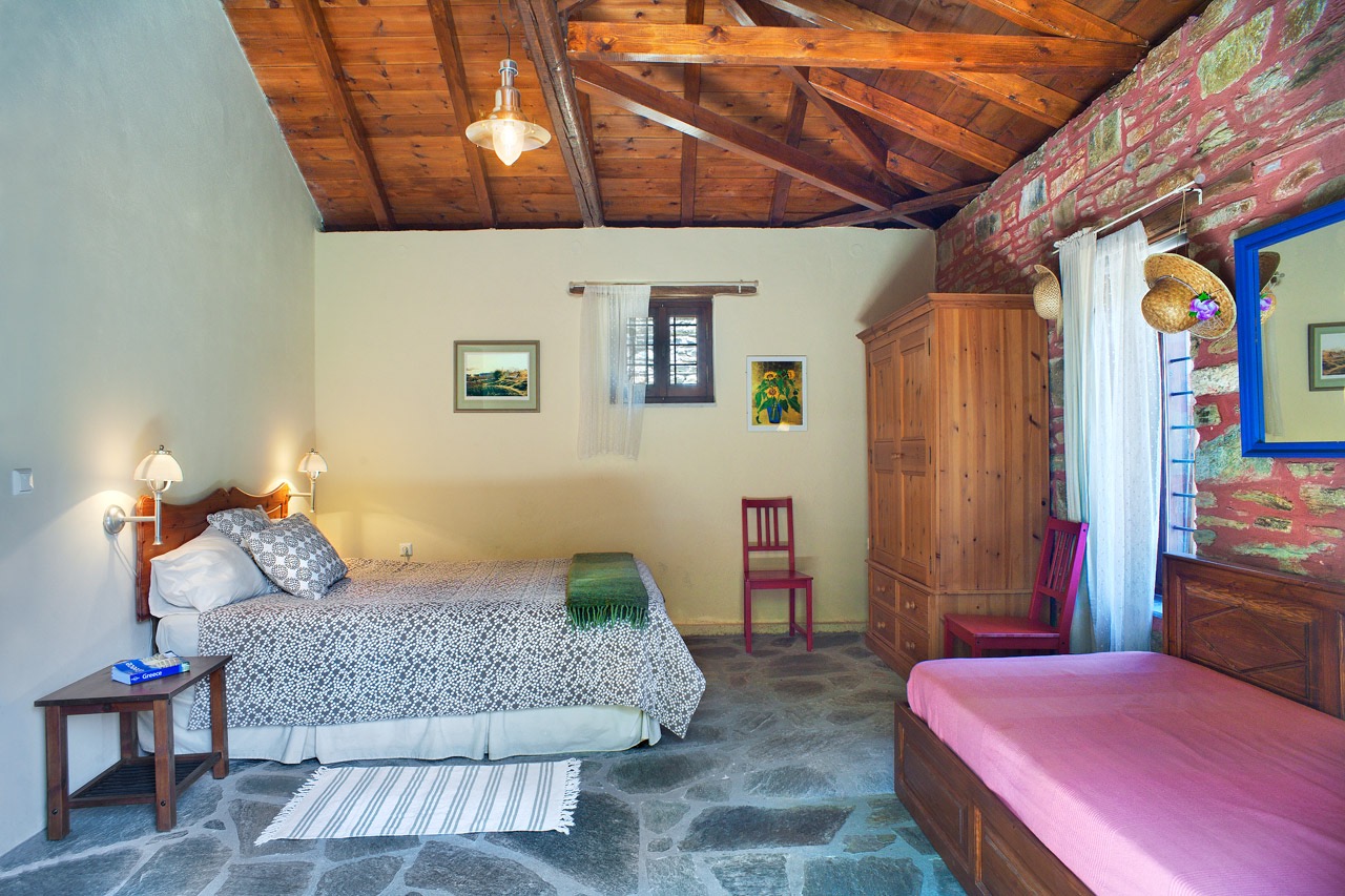 Olive Store Cottage second bedroom house for rent Peilion Greece