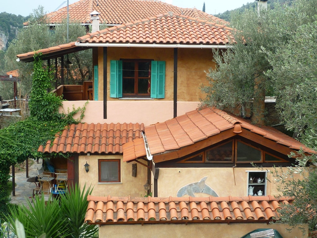 Landhuis met appartement te koop Pilion Griekenland