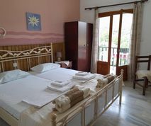 Slaapkamer van app. 2 te huur in Chorto in Pilion Griekenland