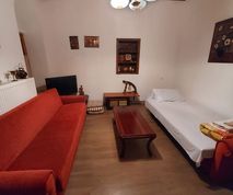 Traditionele maisonette te huur living met  1 bed Promiri Griekenland