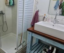 Huis te koop badkamer boven Pouri Pilion Griekenland